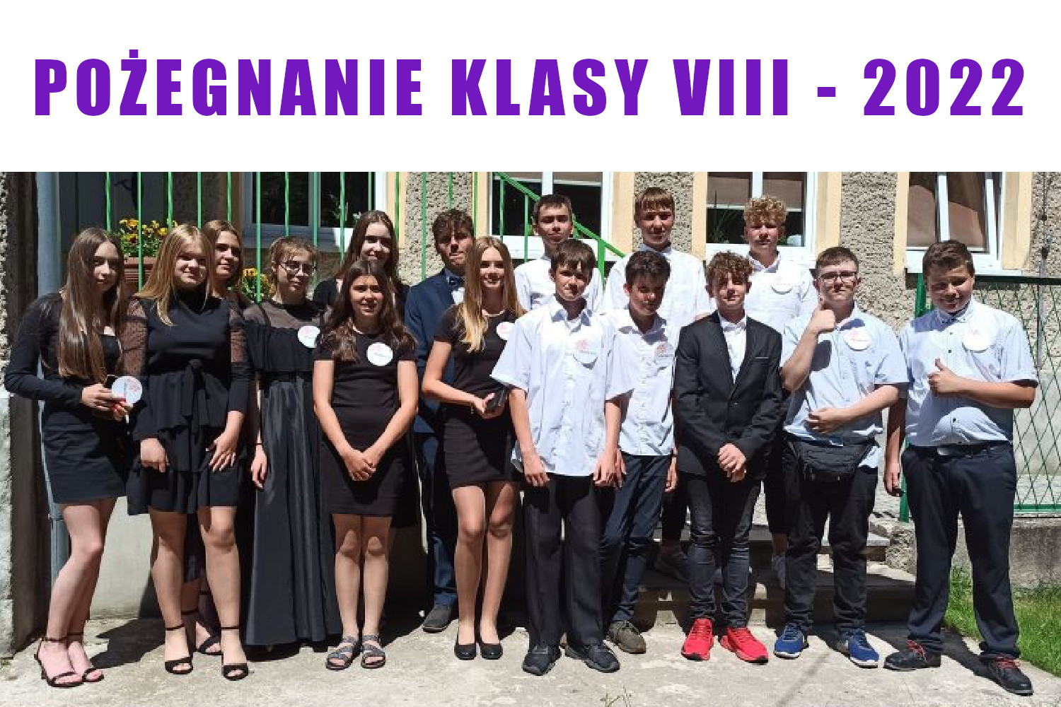 Nasi absolwenci z klasy 8